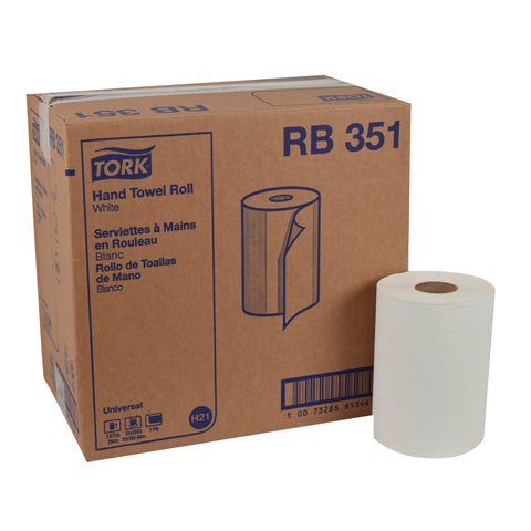 Tork Universal TOWEL HARDWOUND ROLL WHITE 1-PLY 7.88