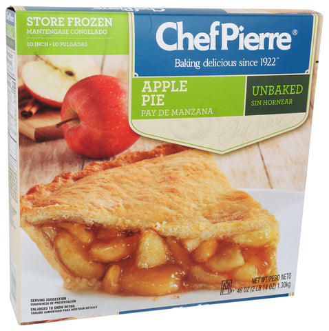 Pie Apple Fruit Traditional Unbaked 10