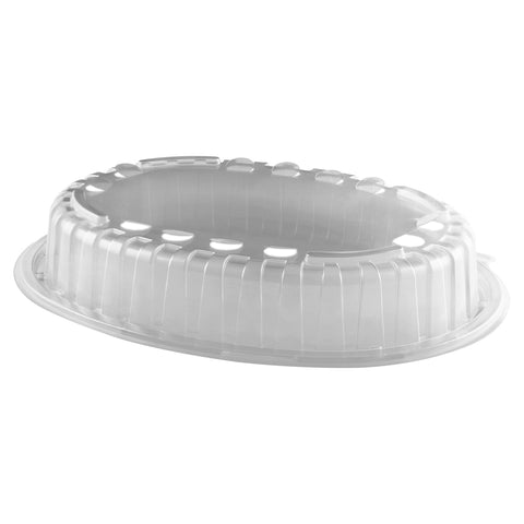 Lid Container Plastic Medium Weight Vented Oval Clear 16 Oz Pp F/ Cf1900l