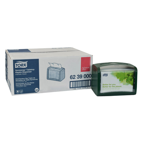 Tork Xpressnap® DISPENSER NAPKIN TABLETOP GREEN 6X8X6
