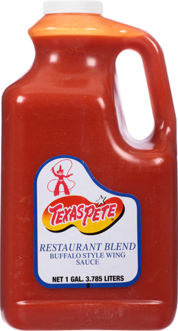 Texas Pete Restaurant Blend Wing Sauce,1 Gallon -- 4 Case