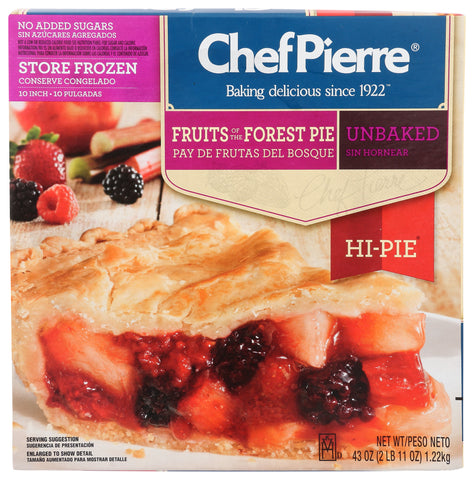 Sara Lee Chef Pierre Fruits of the Forest High Pie, 43 Ounce -- 6 per case.