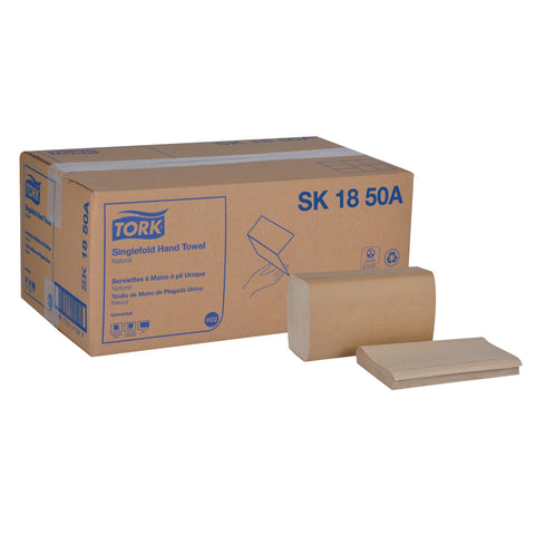 Towel Hand Singlefold Natural 1-ply 9.1x9.1