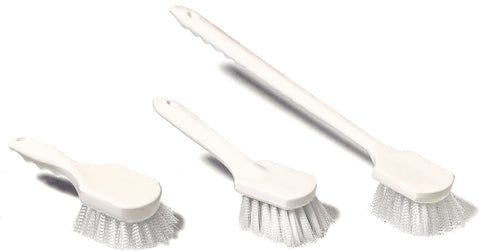 Sparta® BRUSH UTILITY W/ MEDIUM STIFF NYLON BRISTLES WHITE 20X3