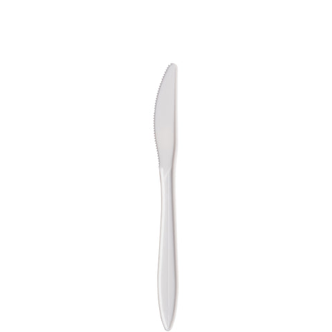 Knife Plastic Medium Weight White Pp
