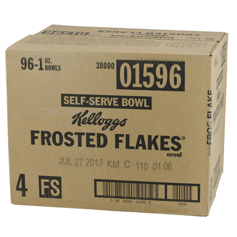 Kellogg's Frosted Flakes Single Serve Cereal Bowl, 1 Ounce -- 96 per case