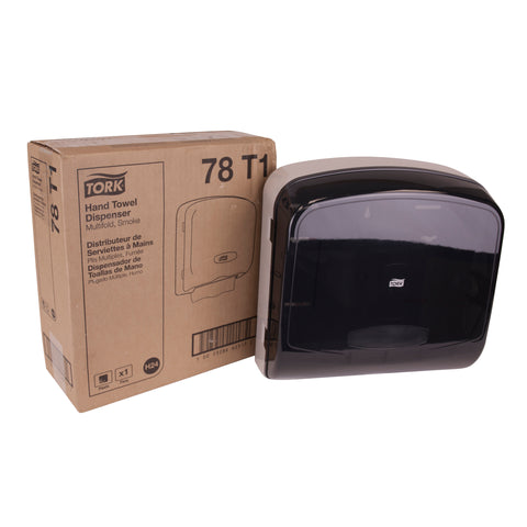 Tork® DISPENSER TOWEL MULTIFOLD SMOKE