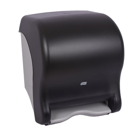 Tork Plastic Translucent Smoke Electronic Hand Towel Dispenser, 11.78 x 9.12 x 14.39 inch