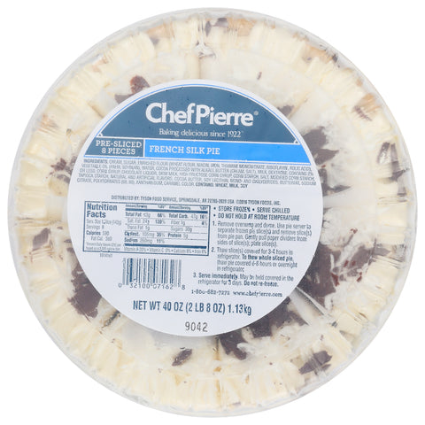 Pie French Silk Baked 8 Slice