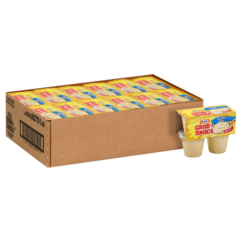 Grab N Snacks Vanilla Pudding 4 Pack, 14 Ounce -- 12 Case