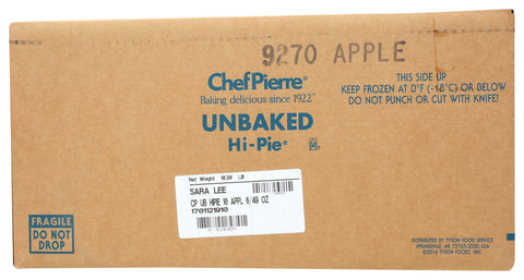 Pie Apple High Rtb 10