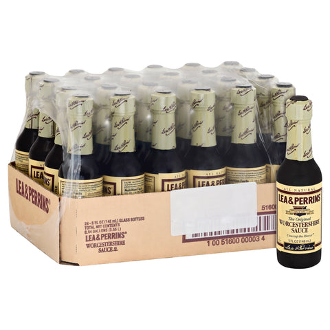 Lea & Perrins Worcestershire Sauce 24 Case 5 Ounce