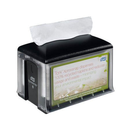 Tork Xpressnap® DISPENSER NAPKIN TABLETOP BLACK