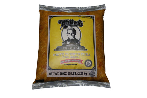 Whiteys Premium Chicken Chili with Beans, 5 Pound Bag -- 4 per case
