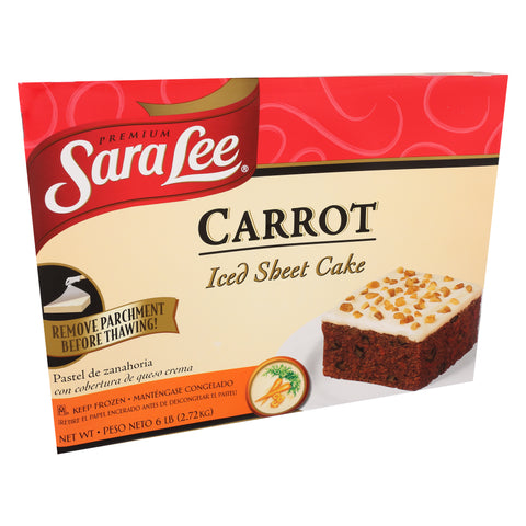 Cake Carrot Sheet Iced 12x16