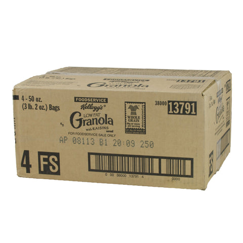 Cereal Granola Low Fat W/ Raisins Bulk Pack