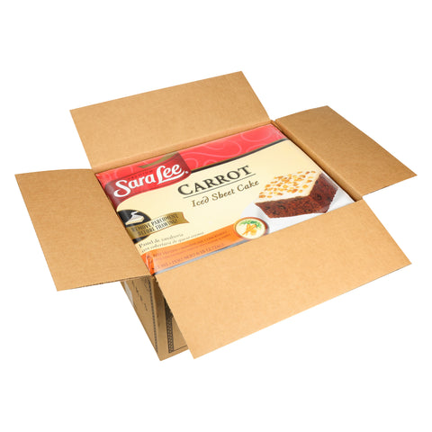 Sara Lee Iced Carrot Sheet Cake, 12 x 16 inch -- 4 per case.