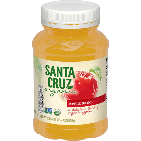 Santa Cruz Organic Apple Sauce, 23 Ounce -- 12 per case.