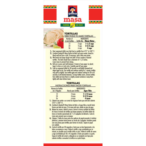 Quaker® TORTILLA MIX CORN MASA HARINA REGULAR