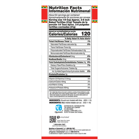 Quaker® TORTILLA MIX CORN MASA HARINA REGULAR