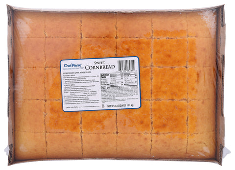 Cornbread Northern Style Pre-cut 12x16