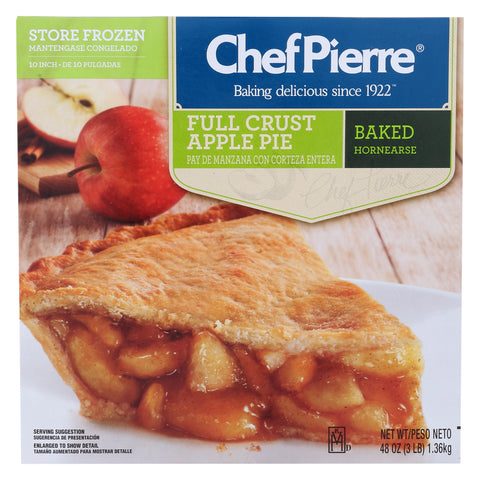 Pie Apple Full Crust Pre-baked 10
