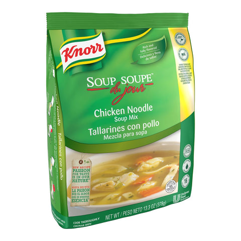 Knorr Professional Soup du Jour Chicken Noodle Soup Mix, 13.3 ounce -- 4 per case