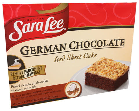 Sara Lee Frozen CAKE GERMAN CHOCOLATE ICED 12X16