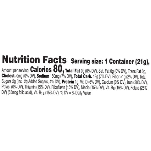 Cereal Corn Flakes Simple Serve 96 Case 0.75 Ounce