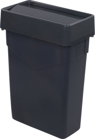 Carlisle CONTAINER WASTE TRIMLINE™ RECTANGLE TRASH CAN GREY 15 GAL