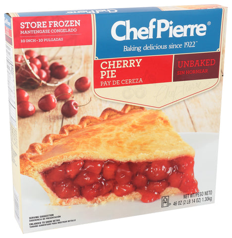 Pie Cherry Fruit Traditional Unbaked 10
