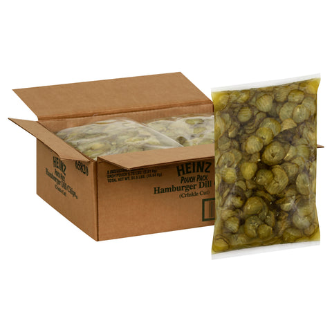 Heinz Crinkle Chip Dill Pickle Pouch, 5.75 pound -- 6 per case