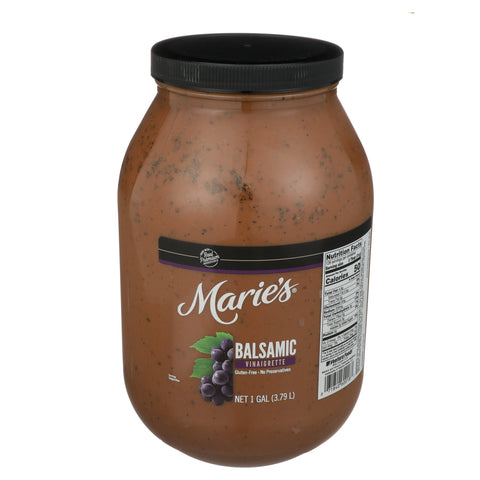 Maries Balsamic Vinaigrette Dressing, 1 Gallon Jar -- 2 per case