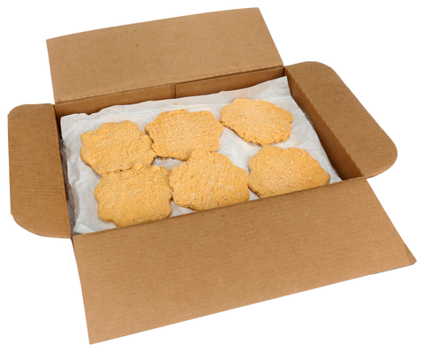 Advance Food Breaded Veal and Beef Parmigiana Patties, 4 Ounce -- 40 per case.