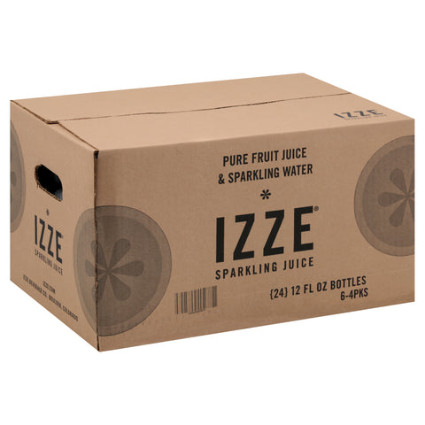 Izze JUICE APPLE SPARKLING GLASS BOTTLE