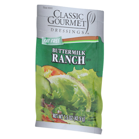 Classic Gourmet Select DRESSING RANCH BUTTERMILK FAT FREE SINGLE SERVE POUCH
