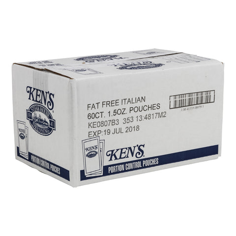 Ken's Foods DRESSING ITALIAN FAT FREE SINGLE SERVE POUCH
