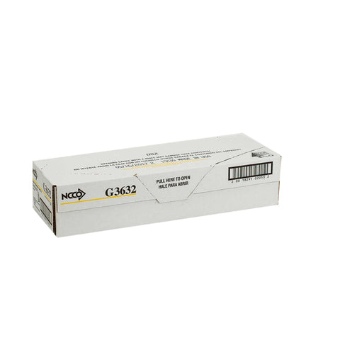 National Checking Company Guest Check Board - 1 Part Green, 15 Line, 3.5 x 6.75 inch -- 2500 per case.