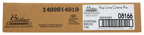 Bistro Collection Individual Key Lime Crème Pie, 2.8 Ounce -- 24 per case