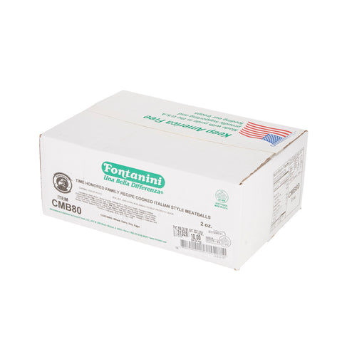 Meatball All-beef Italian Cooked 2 Oz
