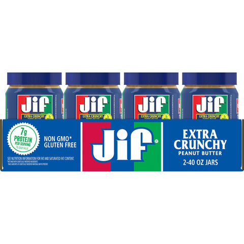 Jif® PEANUT BUTTER CRUNCHY TWIN PACK