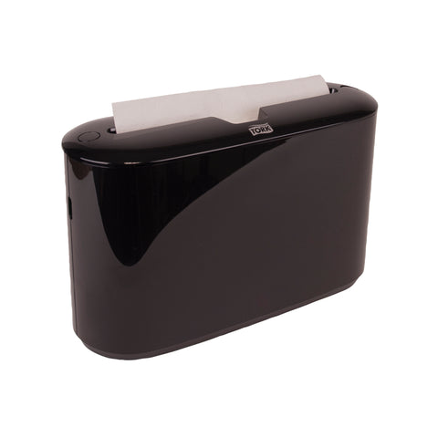 Tork Xpress Black Countertop Towel Dispenser, 12.68 x 4.56 x 7.92 inch