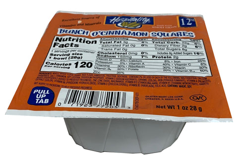 Hospitality CEREAL CINNAMON SQUARES