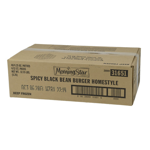 Veggie Burger Spicy Chipotle Black Bean