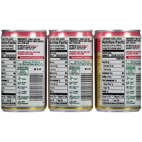 Sacramento JUICE TOMATO 100% CAN