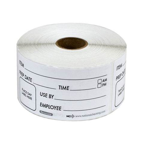 National Checking LABEL ITEM PREP REMOVABLE 2X4
