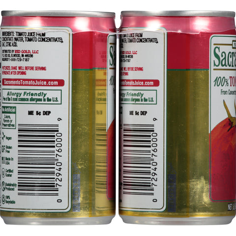 Sacramento JUICE TOMATO 100% CAN