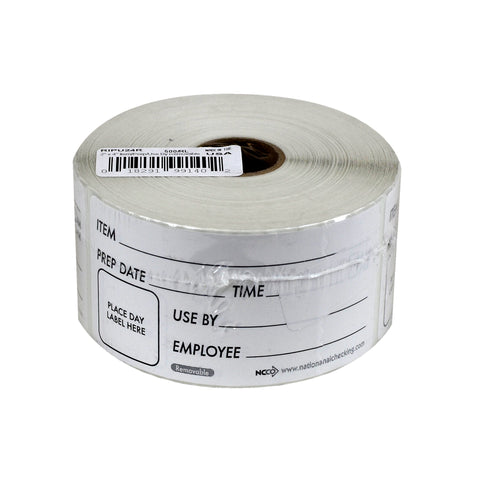 National Checking LABEL ITEM PREP REMOVABLE 2X4