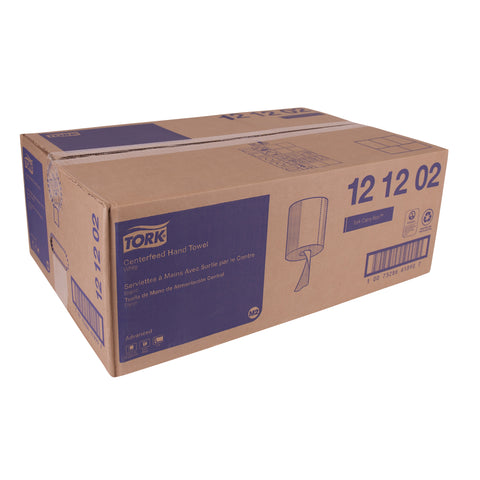 Tork White 2 Ply Advanced Soft Centerfeed Paper Hand Towel, 8.25 inch x 600 feet -- 6 per case