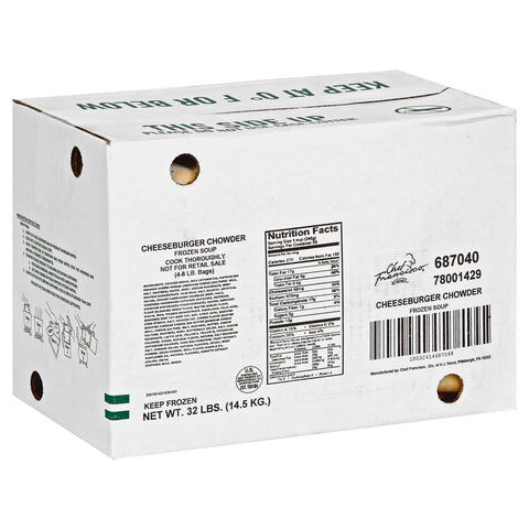 Soup Cheeseburger Chowder Rtu 687040/78001429